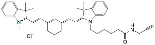 Molecular structure of the compound: Cy7 alkyne