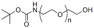 Molecular structure of the compound: t-Boc-N-amido-PEG-OH, MW 3,400