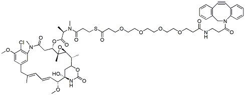Molecular structure of the compound: DM1-PEG4-DBCO
