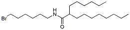 Molecular structure of the compound: N-(6-bromohexyl)-2-hexyldecanamide