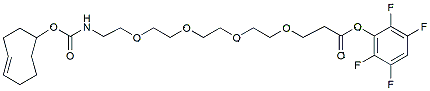Molecular structure of the compound: TCO-PEG4-TFP Ester
