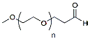 Molecular structure of the compound: m-PEG-Aldehyde, MW 30,000