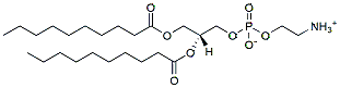 Molecular structure of the compound: 1,2-Didecanoyl-Sn-Glycero-3-Phosphoethanolamine