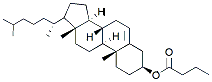 Molecular structure of the compound: Cholesterol Butyrate