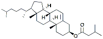 Molecular structure of the compound: Cholesteryl isovalerate