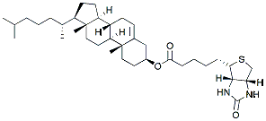 Molecular structure of the compound: Biotin-Cholestero