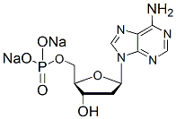 Molecular structure of the compound: 2-Deoxyadenosine-5-monophosphate disodium salt
