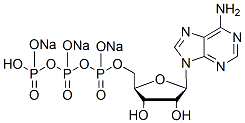 Molecular structure of the compound: Adenosine 5’-triphosphate, Trisodium salt
