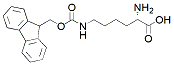 Molecular structure of the compound: H-Lys(Fmoc)-OH