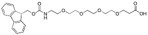 Molecular structure of the compound: Fmoc-N-amido-PEG4-acid