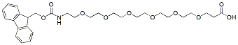 Molecular structure of the compound: Fmoc-N-amido-PEG6-acid