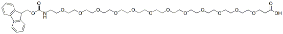 Molecular structure of the compound: Fmoc-N-amido-PEG12-acid