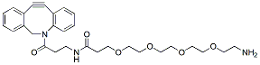 Molecular structure of the compound: DBCO-NHCO-PEG4-amine, TFA salt