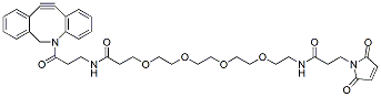 Molecular structure of the compound: DBCO-PEG4-Maleimide