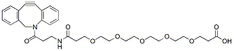 Molecular structure of the compound: DBCO-NHCO-PEG5-acid