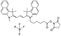 Molecular structure of the compound: Cy3.5 NHS ester