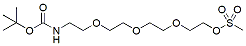 Molecular structure of the compound: t-Boc-N-Amido-PEG4-Ms