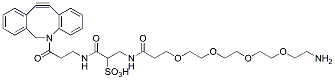 Molecular structure of the compound: Sulfo DBCO-PEG4-amine