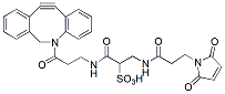 Molecular structure of the compound: Sulfo DBCO-Maleimide