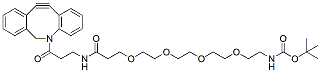 Molecular structure of the compound: DBCO-NHCO-PEG4-NH-Boc