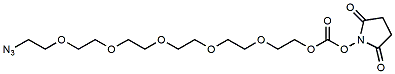 Molecular structure of the compound: Azido-PEG5-succinimidyl carbonate