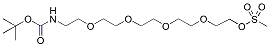Molecular structure of the compound: t-Boc-N-Amido-PEG5-Ms