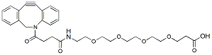 Molecular structure of the compound: DBCO-PEG4-acid