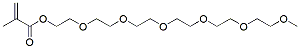 Molecular structure of the compound: m-PEG6-2-methylacrylate