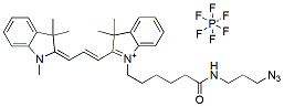 Molecular structure of the compound: Cy3 Azide