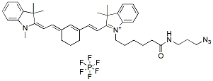Molecular structure of the compound: Cy7 Azide