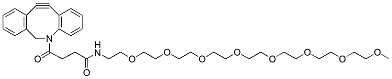 Molecular structure of the compound: m-PEG8-DBCO