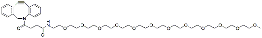 Molecular structure of the compound: m-PEG12-DBCO