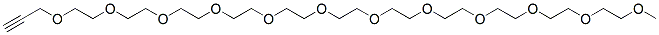 Molecular structure of the compound: m-PEG12-propargyl