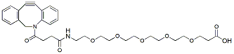 Molecular structure of the compound: DBCO-PEG5-acid
