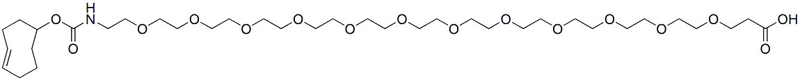 Molecular structure of the compound: TCO-PEG12-acid