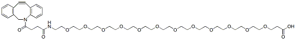 Molecular structure of the compound: DBCO-PEG12-acid