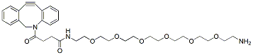Molecular structure of the compound: DBCO-PEG6-amine TFA salt