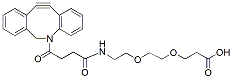 Molecular structure of the compound: DBCO-PEG2-acid