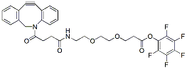 Molecular structure of the compound: DBCO-PEG2-PFP ester