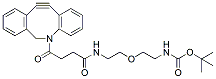 Molecular structure of the compound: DBCO-PEG1-NH-Boc