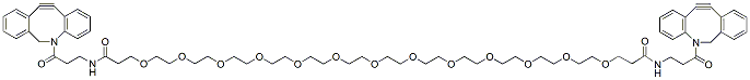 Molecular structure of the compound: DBCO-PEG13-DBCO