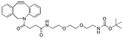 Molecular structure of the compound: DBCO-PEG2-NH-Boc