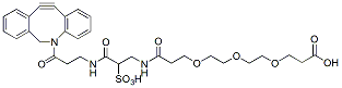 Molecular structure of the compound: Sulfo DBCO-PEG3-acid