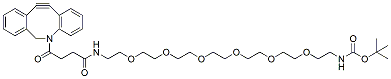 Molecular structure of the compound: DBCO-PEG6-NH-Boc
