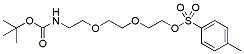 Molecular structure of the compound: t-Boc-N-Amido-PEG3-Tos