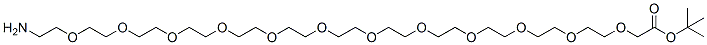 Molecular structure of the compound: Amino-PEG12-CH2CO2-t-butyl ester