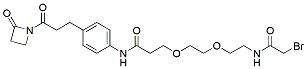 Molecular structure of the compound: Bromoacetamido-PEG2-AZD