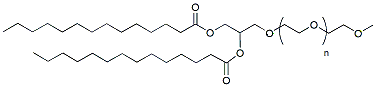 Molecular structure of the compound: DMG-PEG 2000