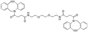 Molecular structure of the compound: DBCO-PEG2-DBCO