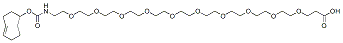 Molecular structure of the compound: TCO-PEG10-acid